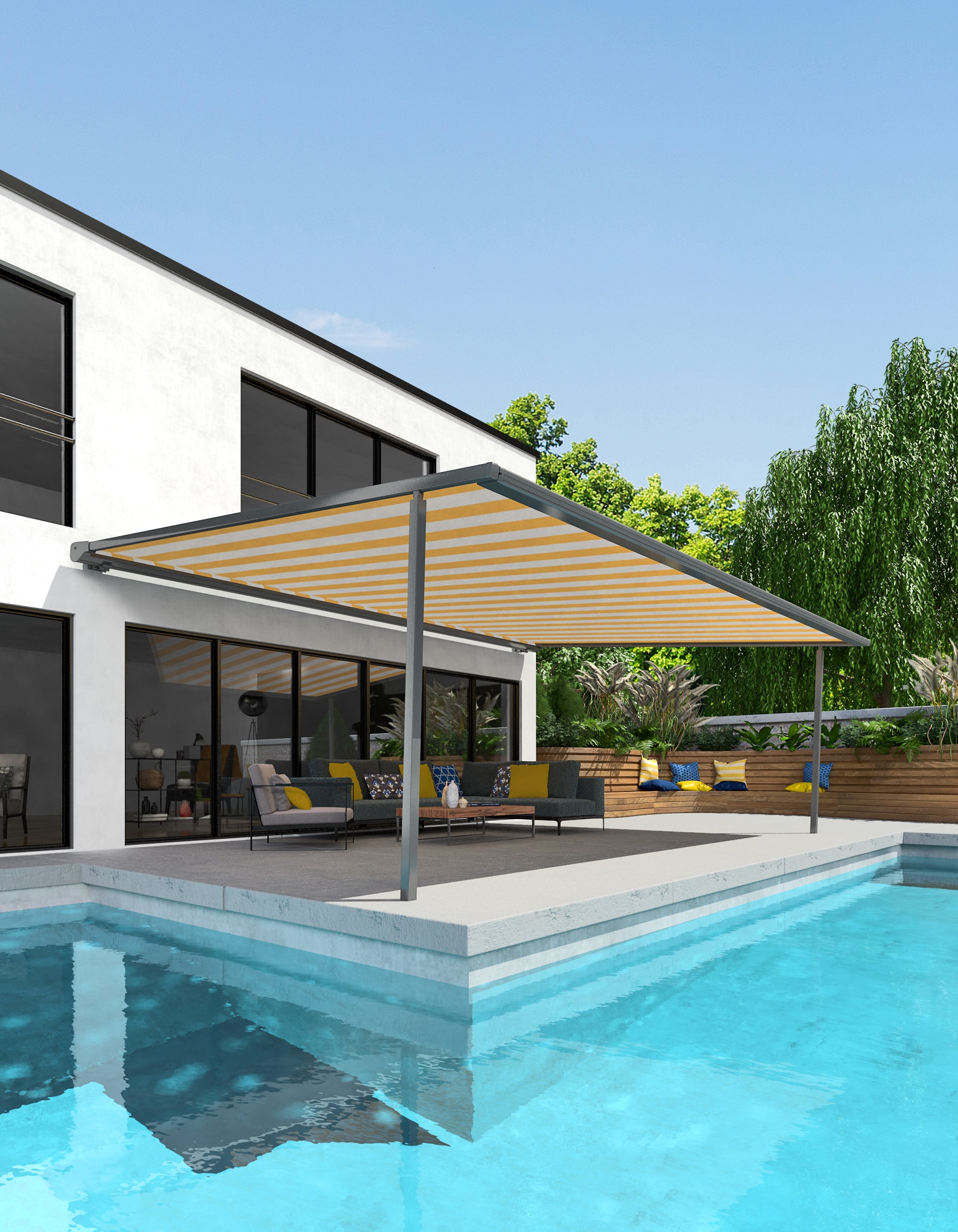 Erhardt-Pergolamarkise PM+Pool