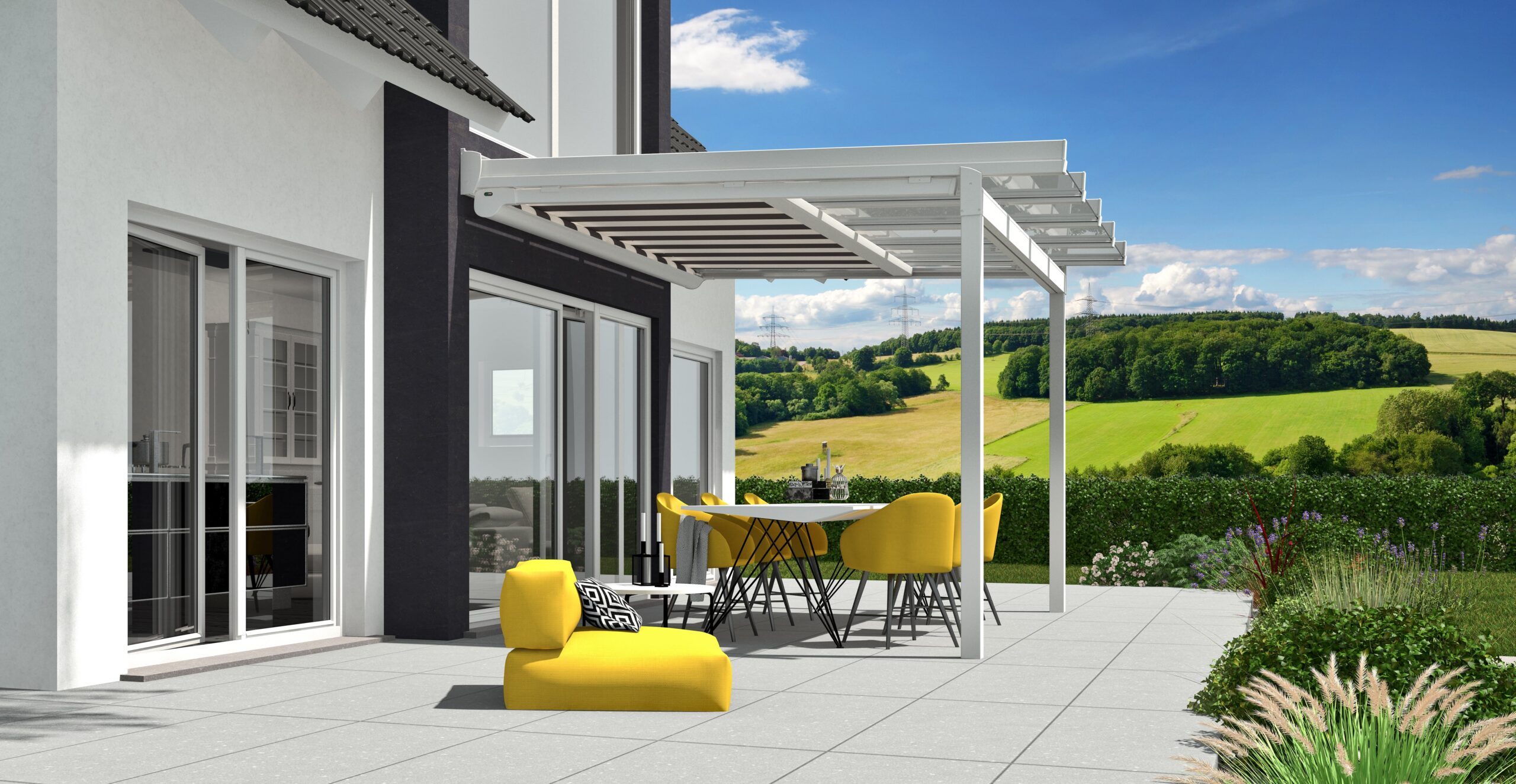 Erhardt-Wintergartenmarkise TM+Terrassendach UDM